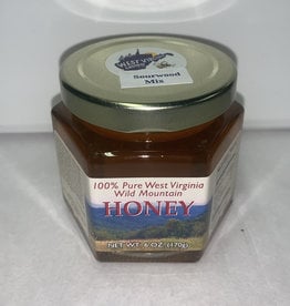 Mountain State Honey Company Mtn State Honey 6 oz. Sourwood Hex Jar