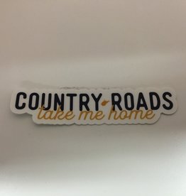Wild & Wonderful Lifestyle Company Country Roads Sticker