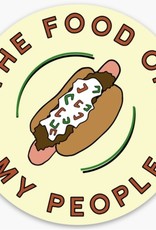 Loving WV Food of My People - Hot Dogs Sticker