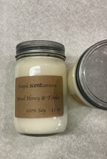 Simple Scentsation Spiced Honey & Tonka 16 oz. Soy Candle