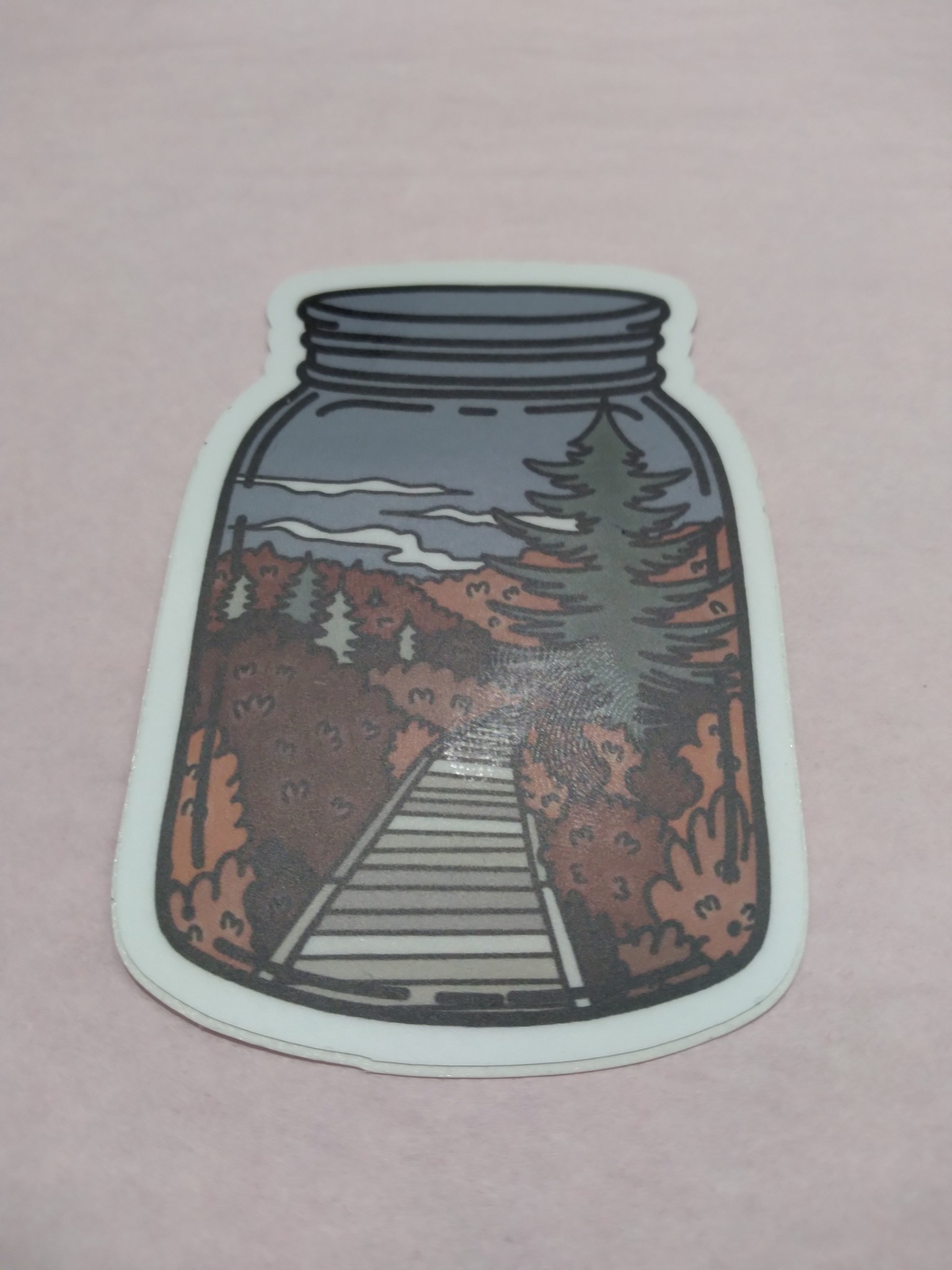 Wild & Wonderful Lifestyle Company Mason Jar Glades Sticker