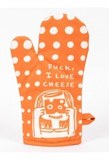 Blue Q OVEN MITT FUCK I LOVE CHEESE