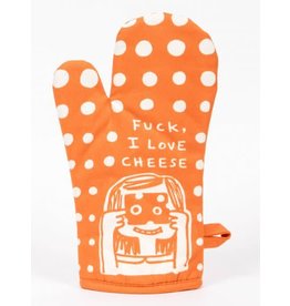 Blue Q OVEN MITT -FUCK I LOVE CHEESE