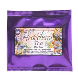 Huckleberry Haven Wild Huckleberry Tea, 4 bag pouch