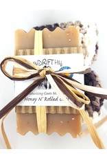 Windrift Hill Honey N Rolled Oats Soap with Cloth