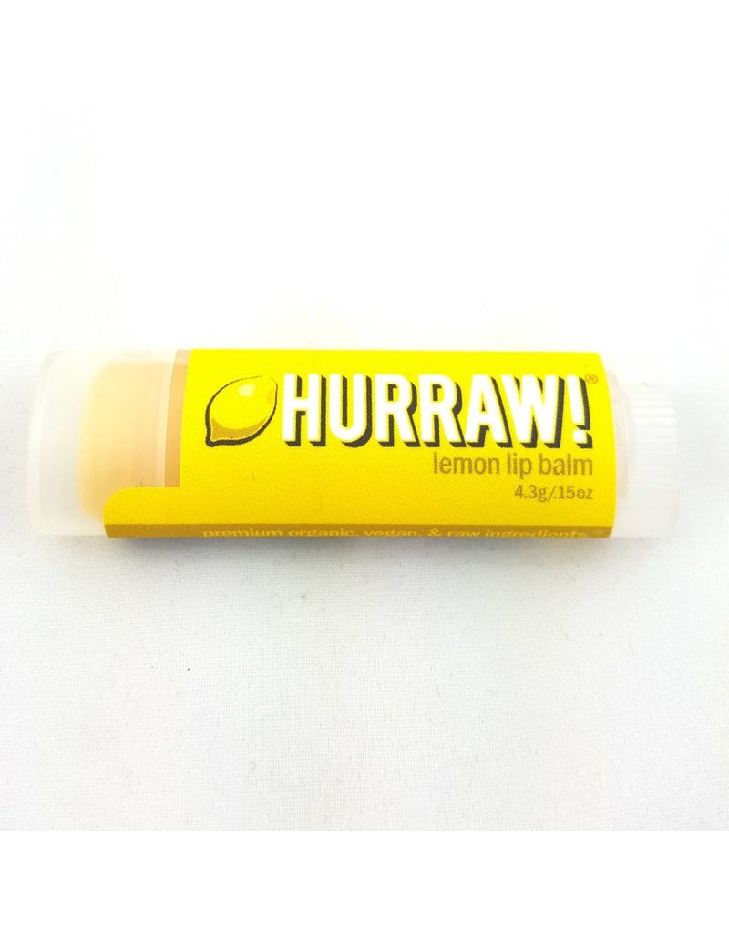 HURRAW! LEMON - single tube lip balm