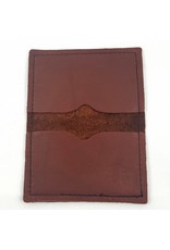 TLS Wallets TLS  Card Case Mahogany