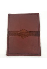 TLS Wallets TLS  Card Case Mahogany