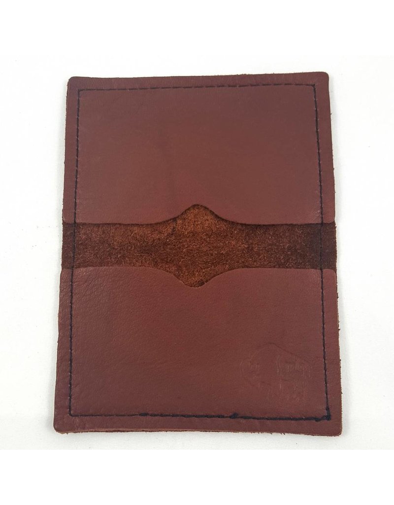 TLS Wallets TLS  Card Case Mahogany