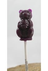 Huckleberry Haven Wild Huck Lollipops - 1oz bear Single