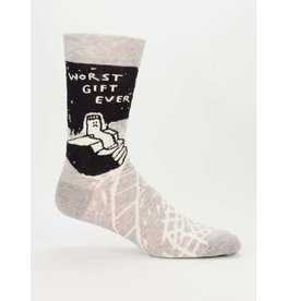 Blue Q Crew Sock - Worst Gift Ever