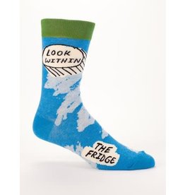 Blue Q Crew Sock - Look Within Fridge