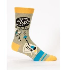 Blue Q Crew Sock - Cornhole