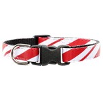 Sweet Pickles Designs Candy Cane Cat Collar