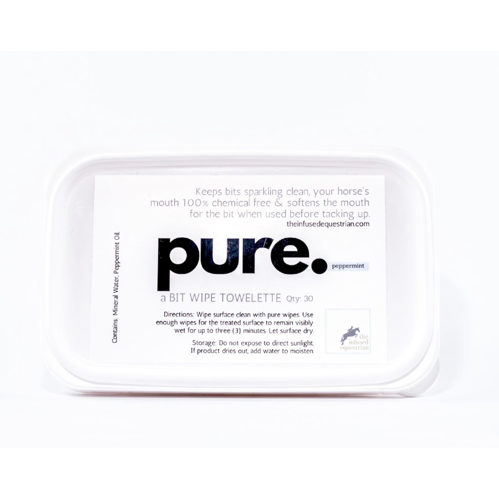 The Infused Equestrian Pure Bit Wipes