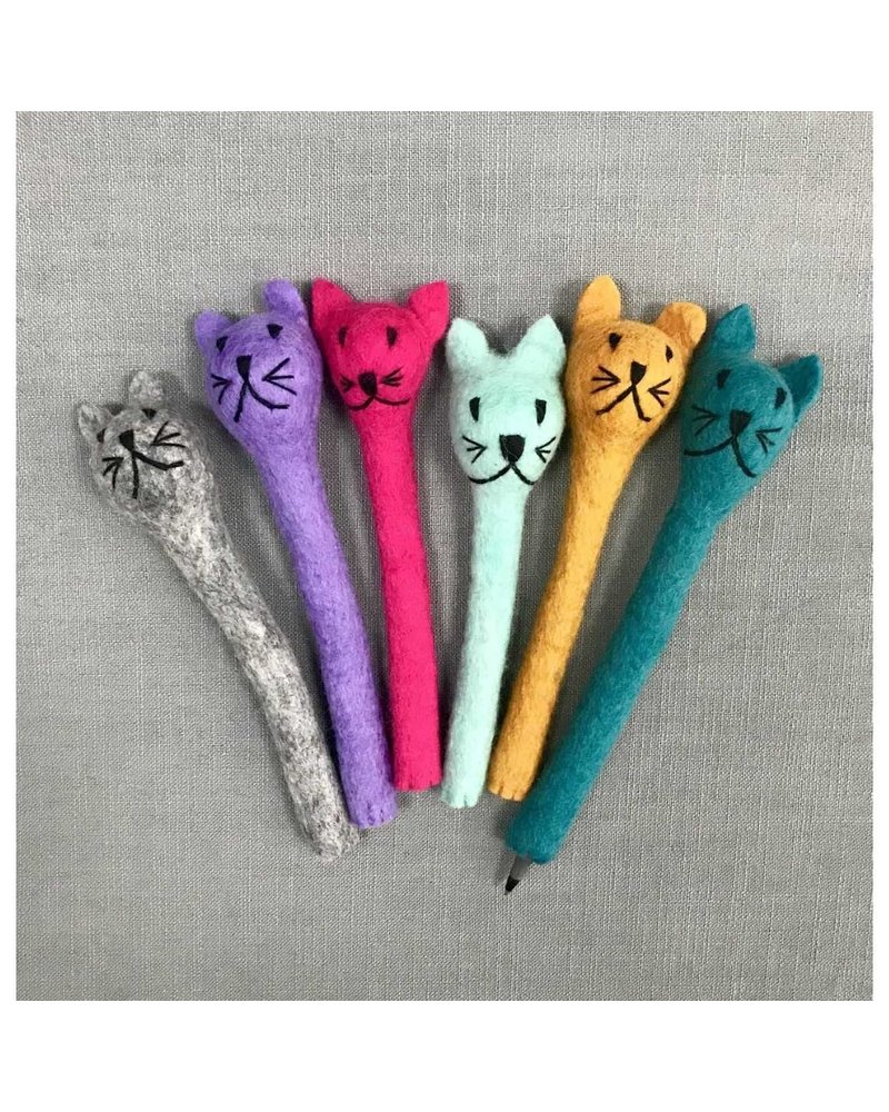 The Winding Road Cat Pencil Topper