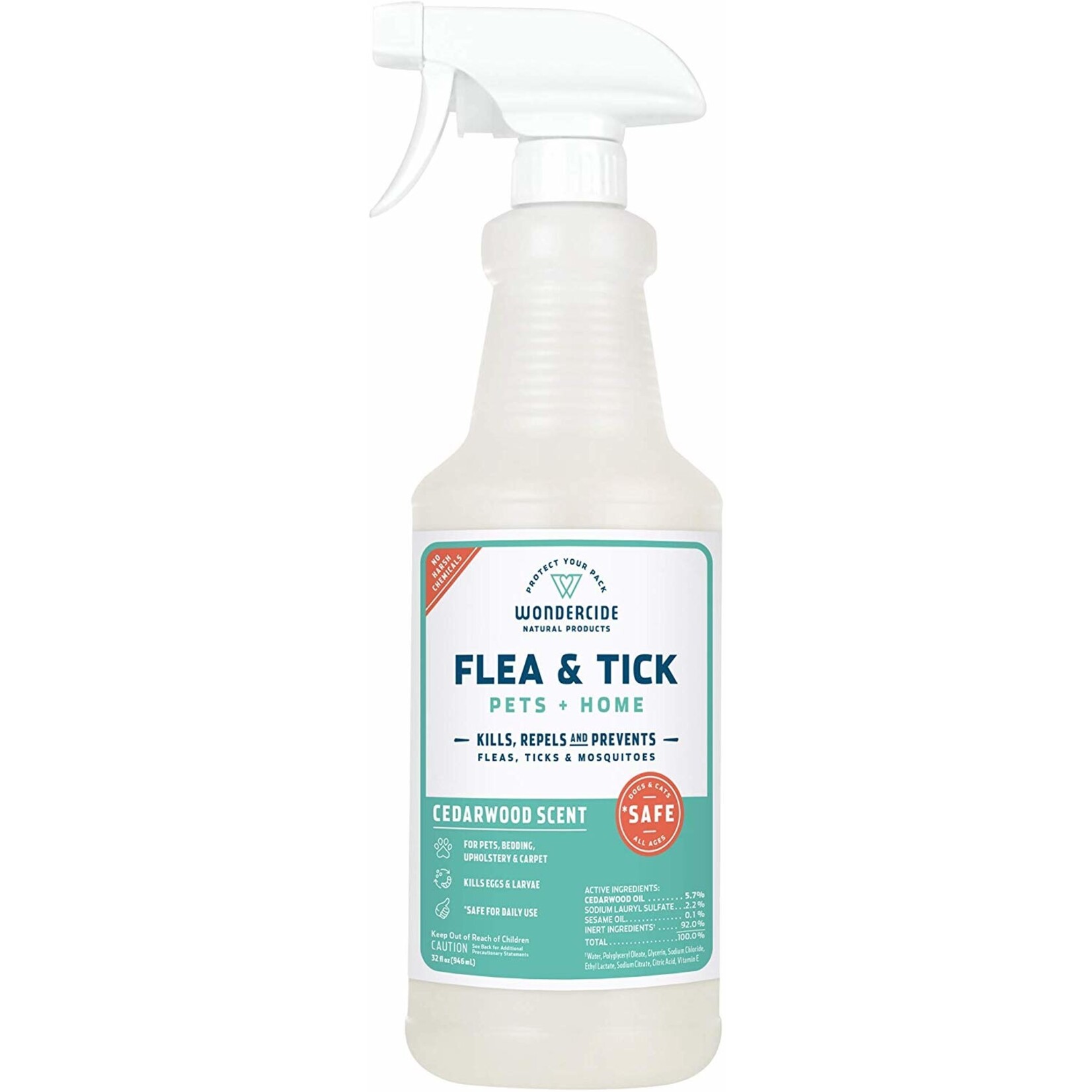 Wondercide Flea & Tick Spray for Pets + Home - Cedarwood