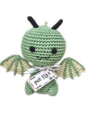 Pet Flys Crochet Dragon Toy