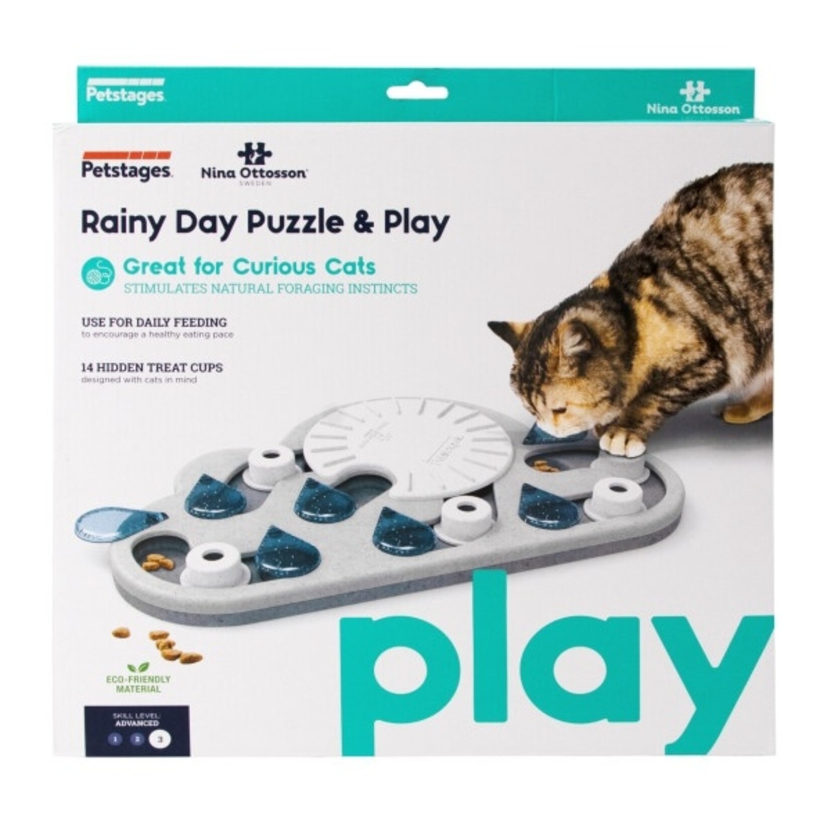 Nina Ottosson Rainy Day Puzzle & Play Cat Game