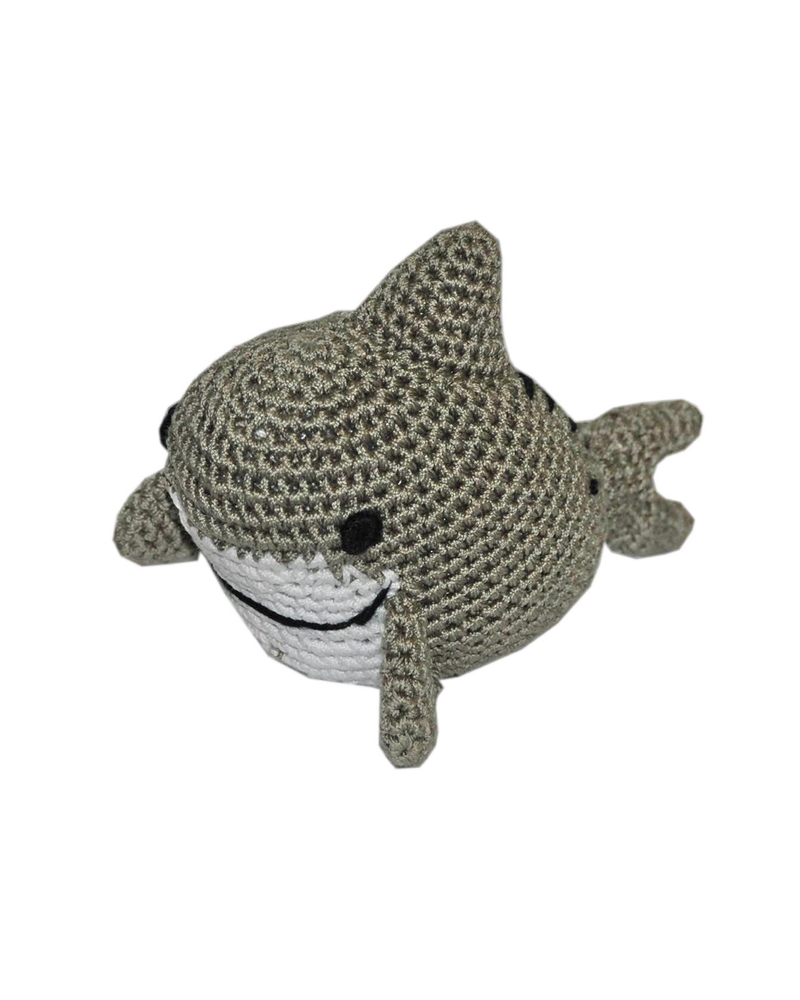 Pet Flys Crochet Knit Shark Toy Feed Pet Purveyor