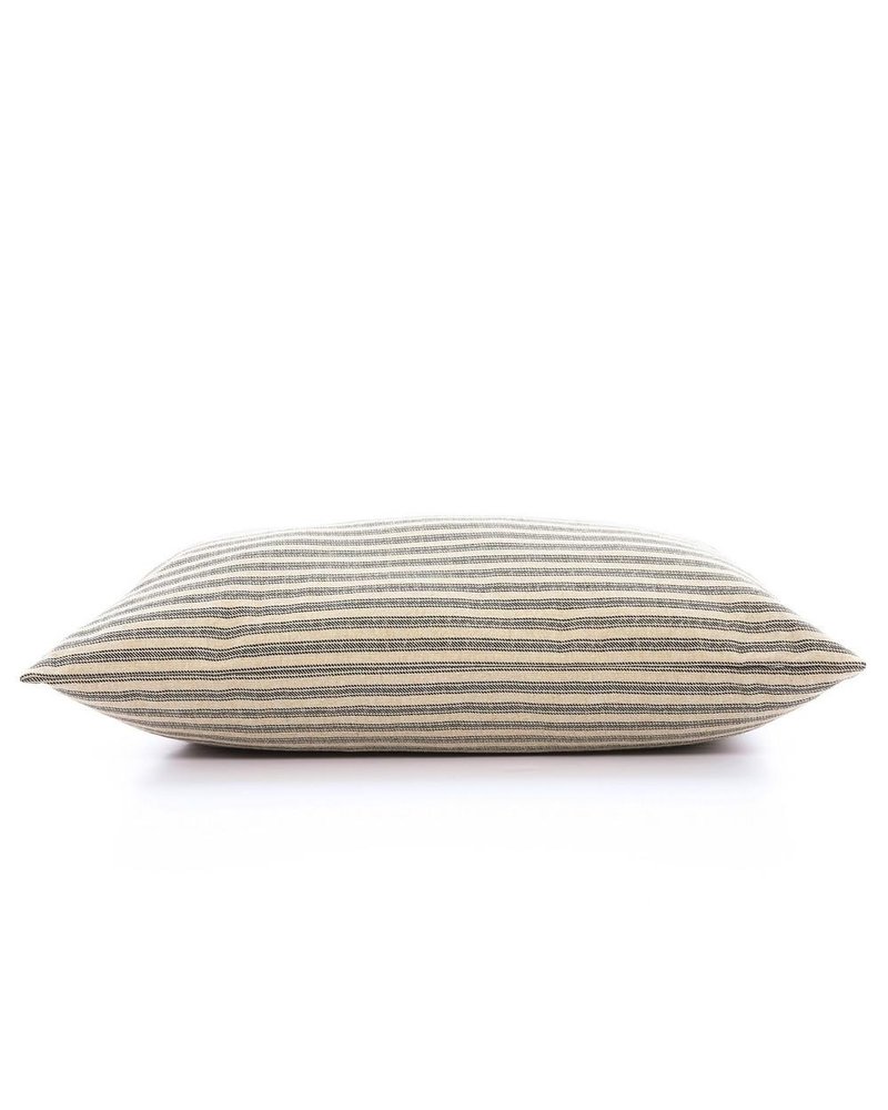 The Foggy Dog Ticking Stripe Pillow Bed