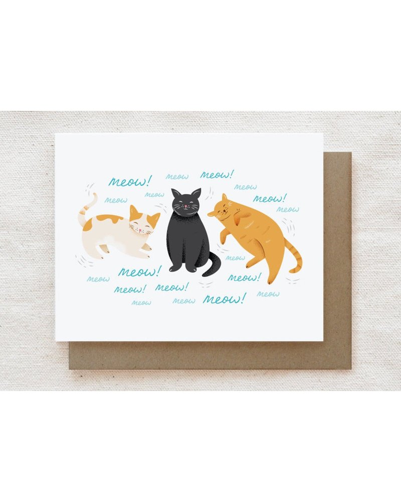 Quirky Paper Co. Meow! Greeting Card