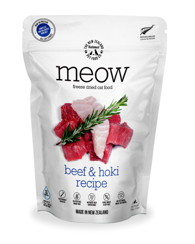 New Zealand Natural MEOW Beef & Hoki