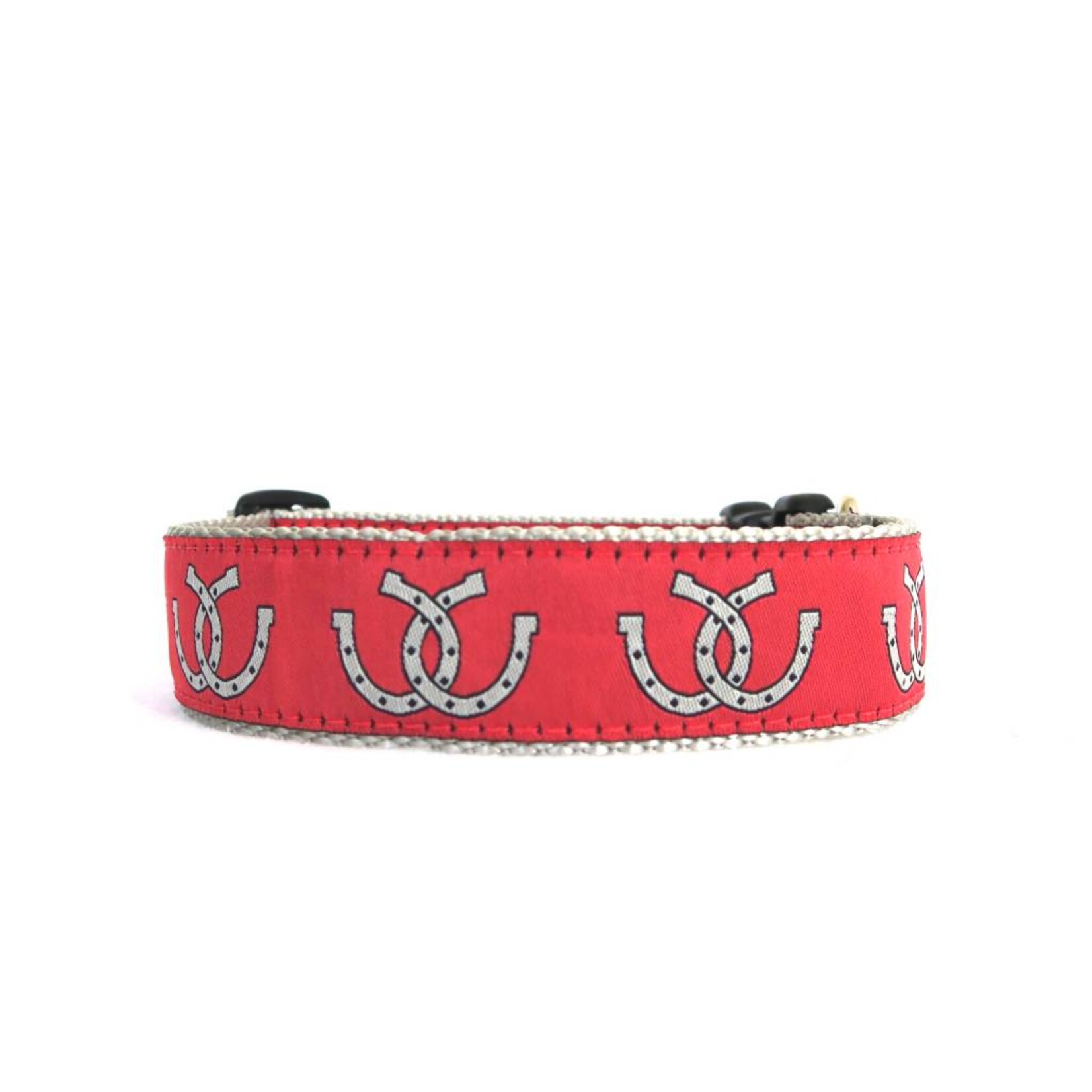 Preston Ribbon Dog Collar, Horse Shoes - Feed Pet Purveyor