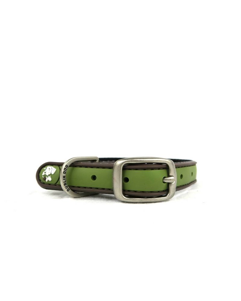 Dublin Dog Green Waterproof Collar