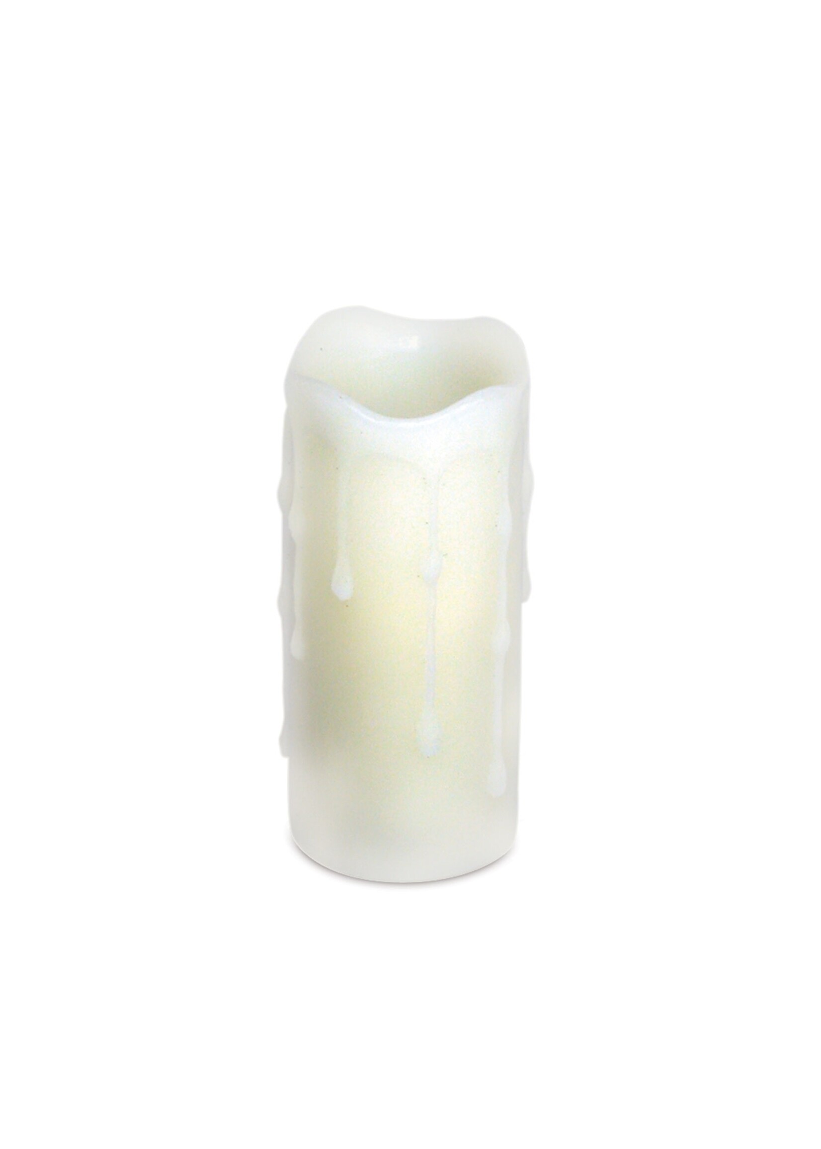 LED Wax Dripping Pillar Candle
