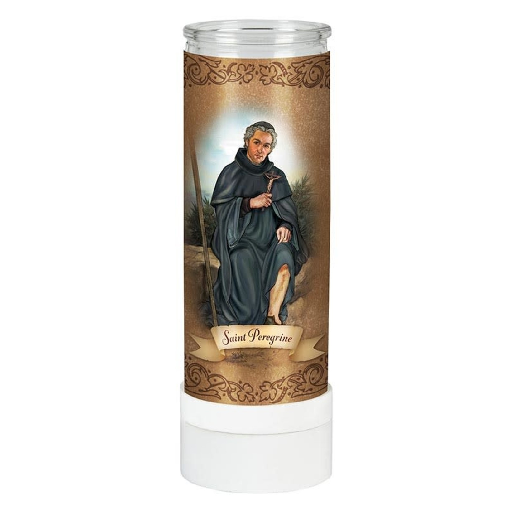 St. Peregrine Battery Operated Candle