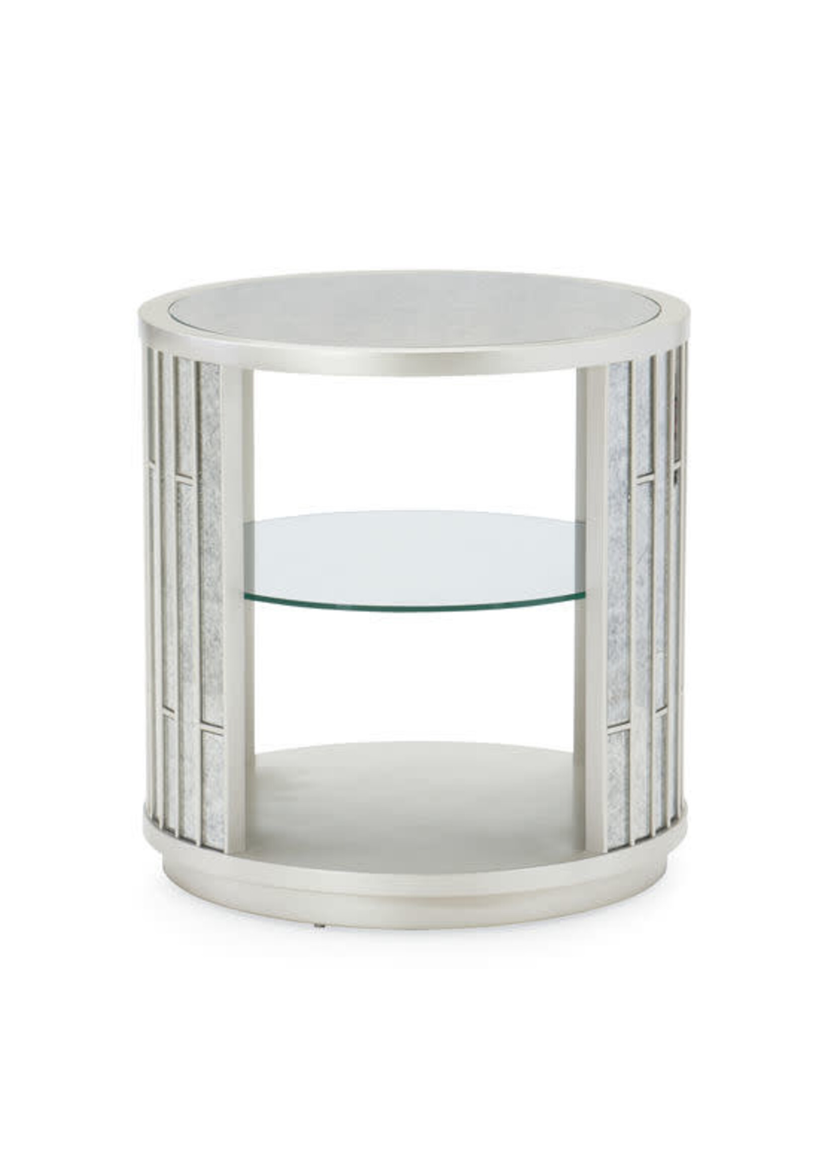 Mirrored Lamp Table