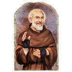 St Pio Arch Tile Plaque