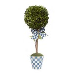 MacKenzie Childs Royal Boxwood Topiary Drop In - Small