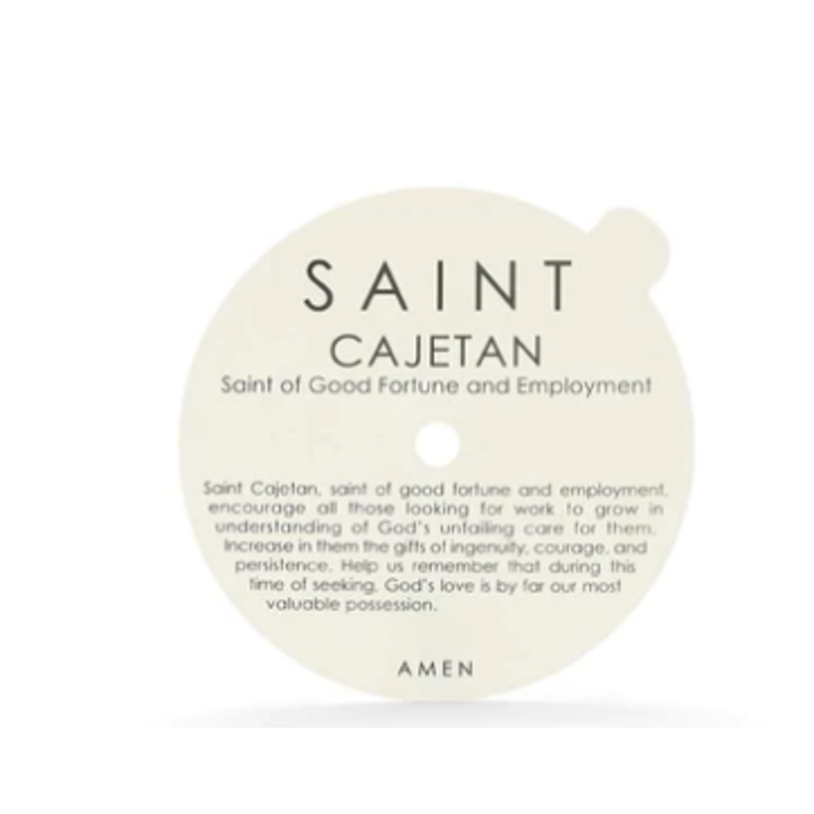 Saint by Ira DeWitt Saint Cajetan Saint of Good Fortune and Employment