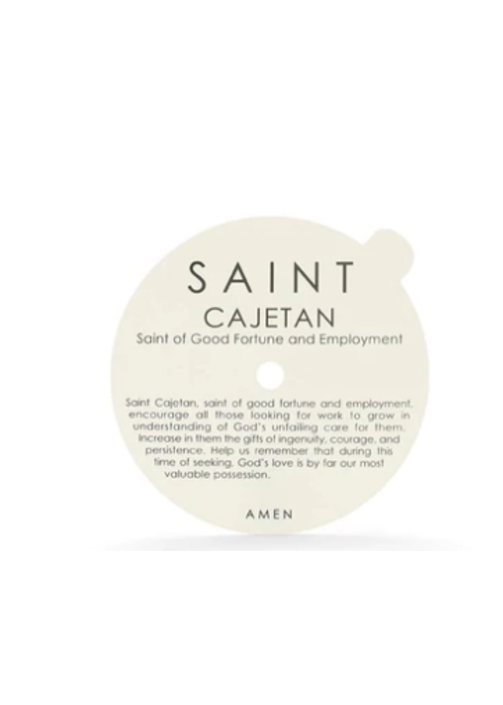 Saint by Ira DeWitt Saint Cajetan Saint of Good Fortune and Employment