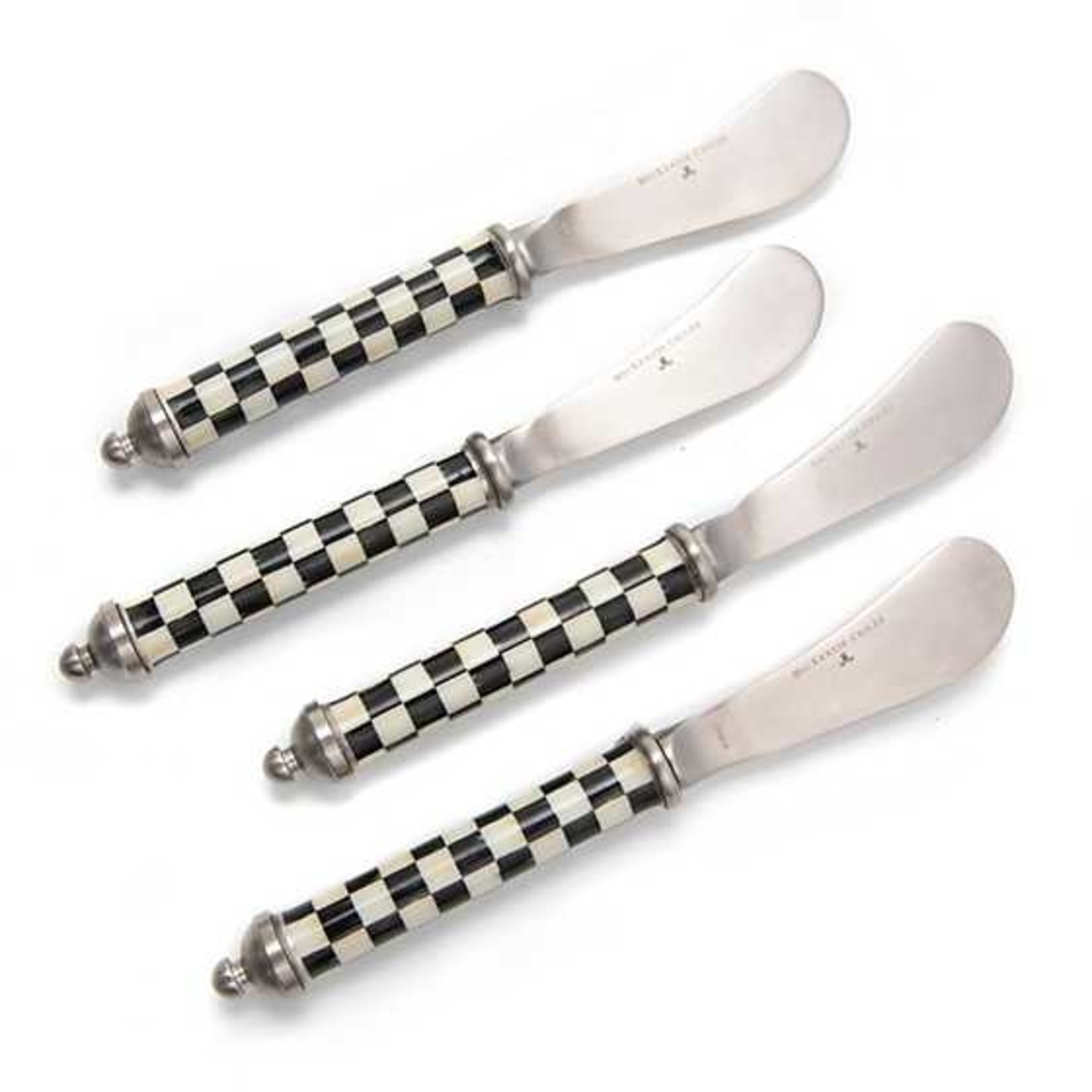 MacKenzie Childs Supper Club Spreaders Set - Courtly Check