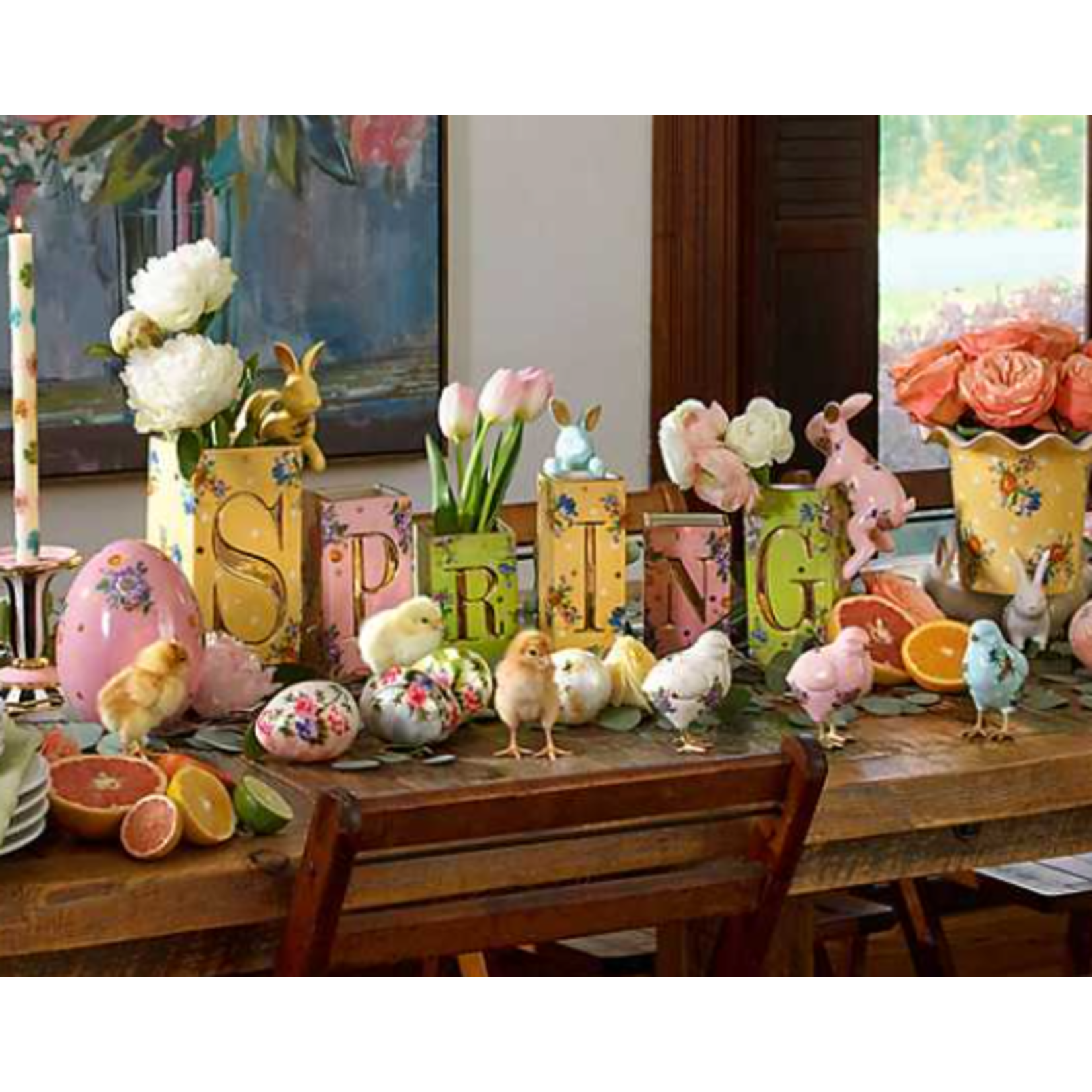 MacKenzie Childs Florabunda Spring Vases