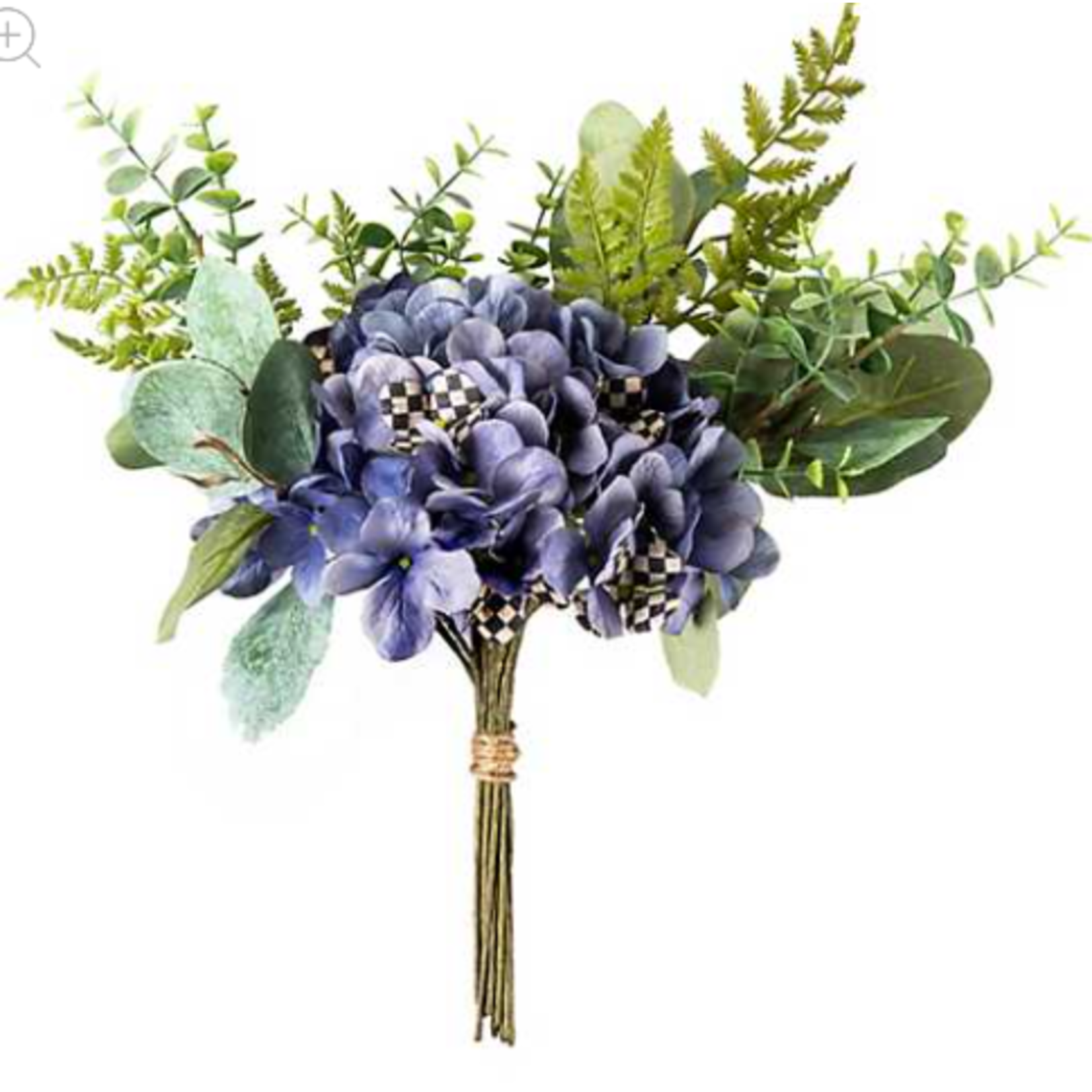 purple hydrangea arrangement