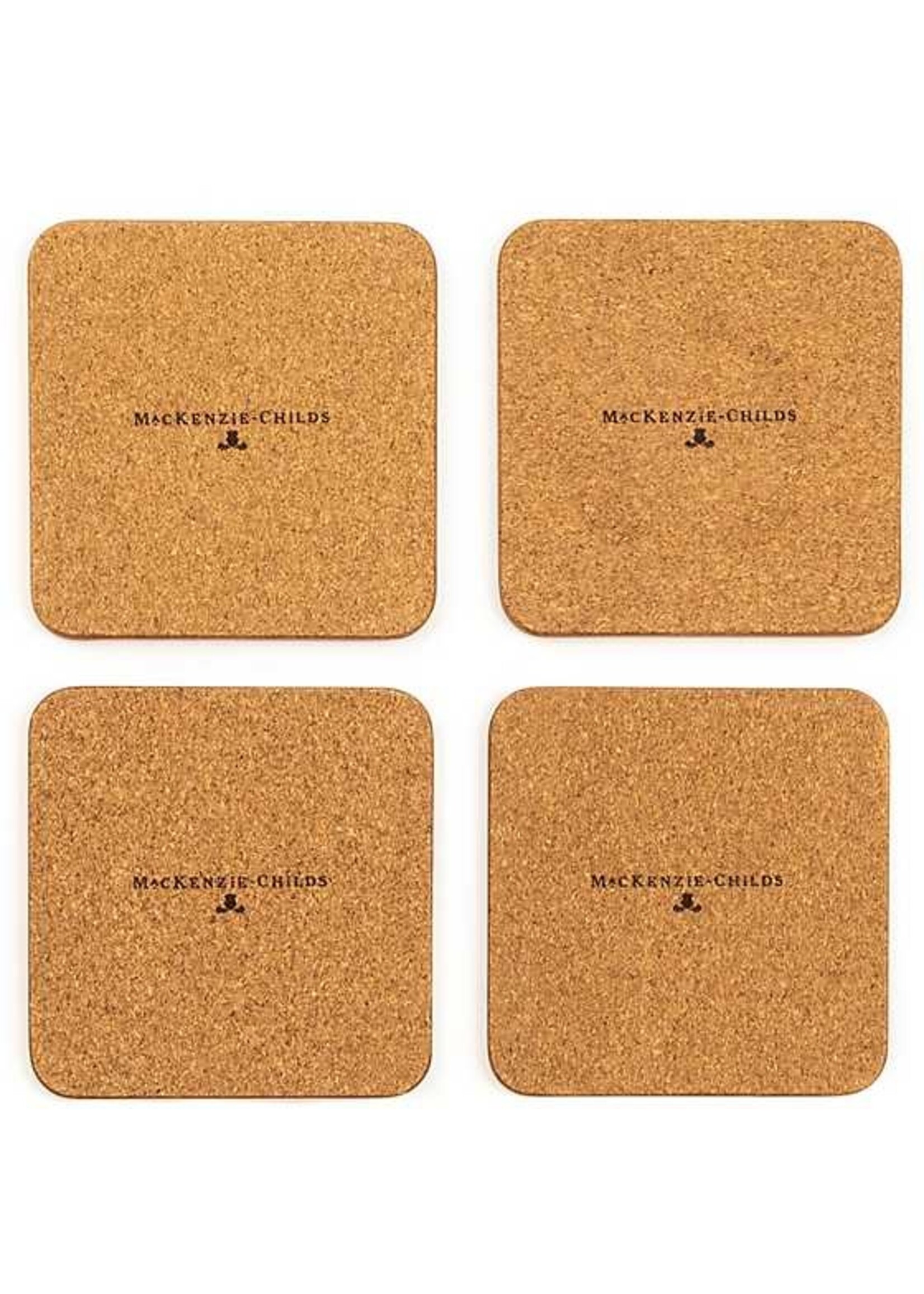 Wildflowers Cork Back Coasters - Set of 4 - Treasured Accents