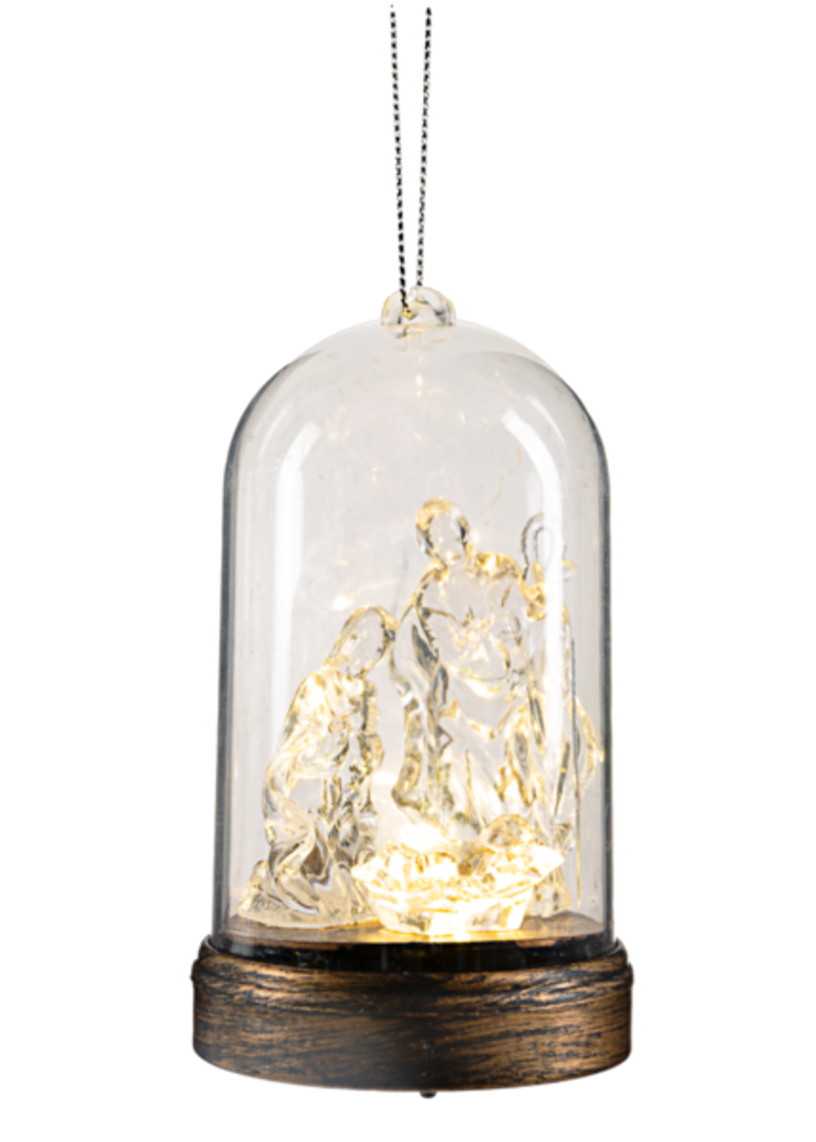 Light Up Nativity Scene Ornament