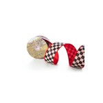 MacKenzie Childs courtly check 2" ribbon - red