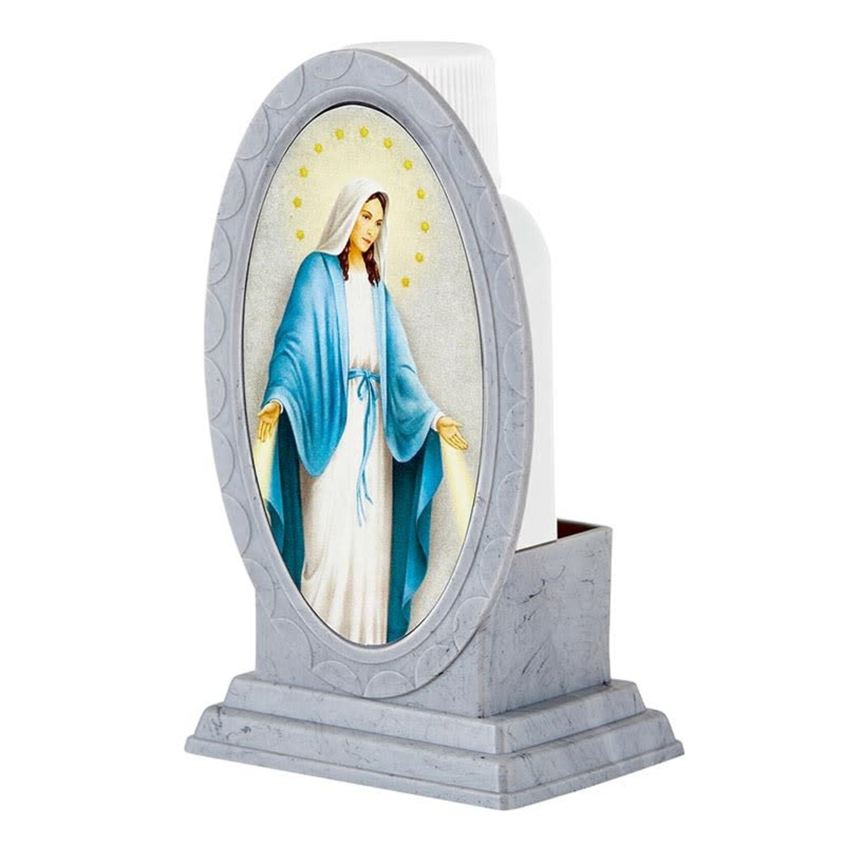 Holy Water Bottle with Holder - Our Lady of Grace