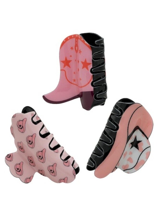 Cowgirl Hairclip Pack