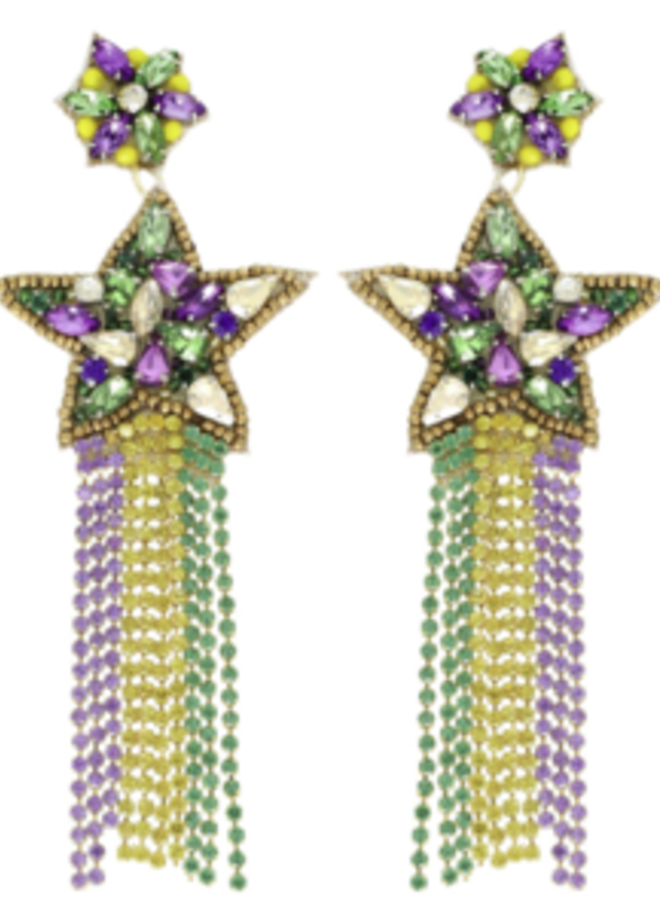 Bacchus Star Earrings