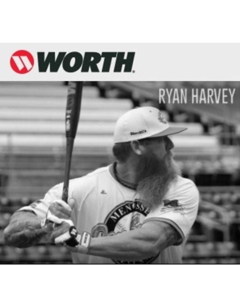 2021 Worth Krecher XL Ryan Harvey Signature Series 13.5″ 2PC USSSA Slowpitch Softball Bat WRH21U