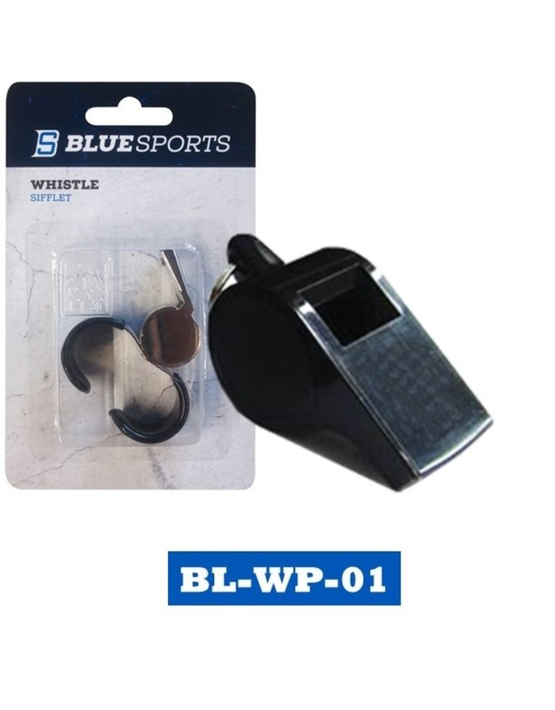 Blue Sports Large Whistle with Laynard