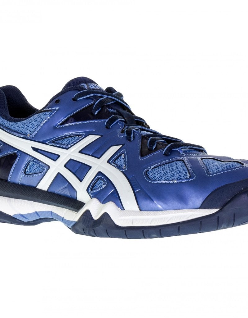 Asics gel tactic on sale blue