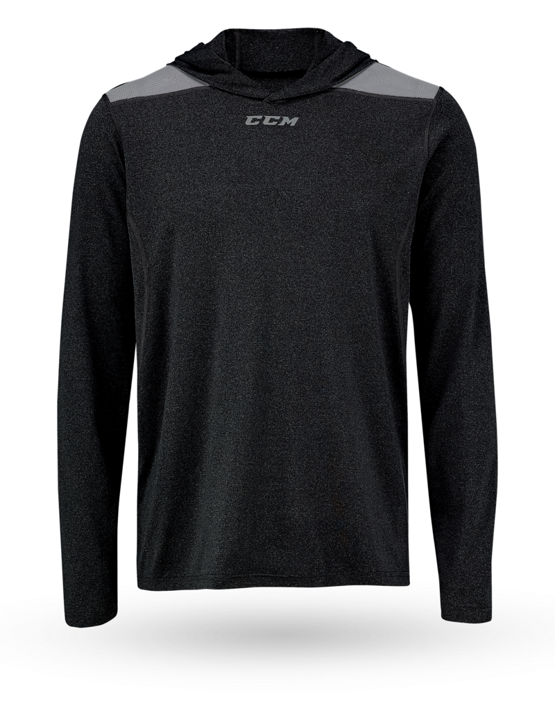 CCM CCM Premium Longsleeve Youth Hooded Tech Tee T7928