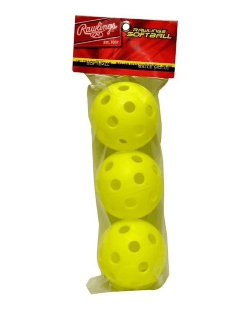 RAWLINGS Rawlings 12" Plastic Wiffle Ball Trainers - 3/Pack